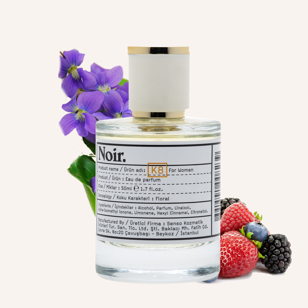 K8 |  Black Currant, Blackberry, Cherry, Strawberry, Raspberry, Mandarin, Lemon